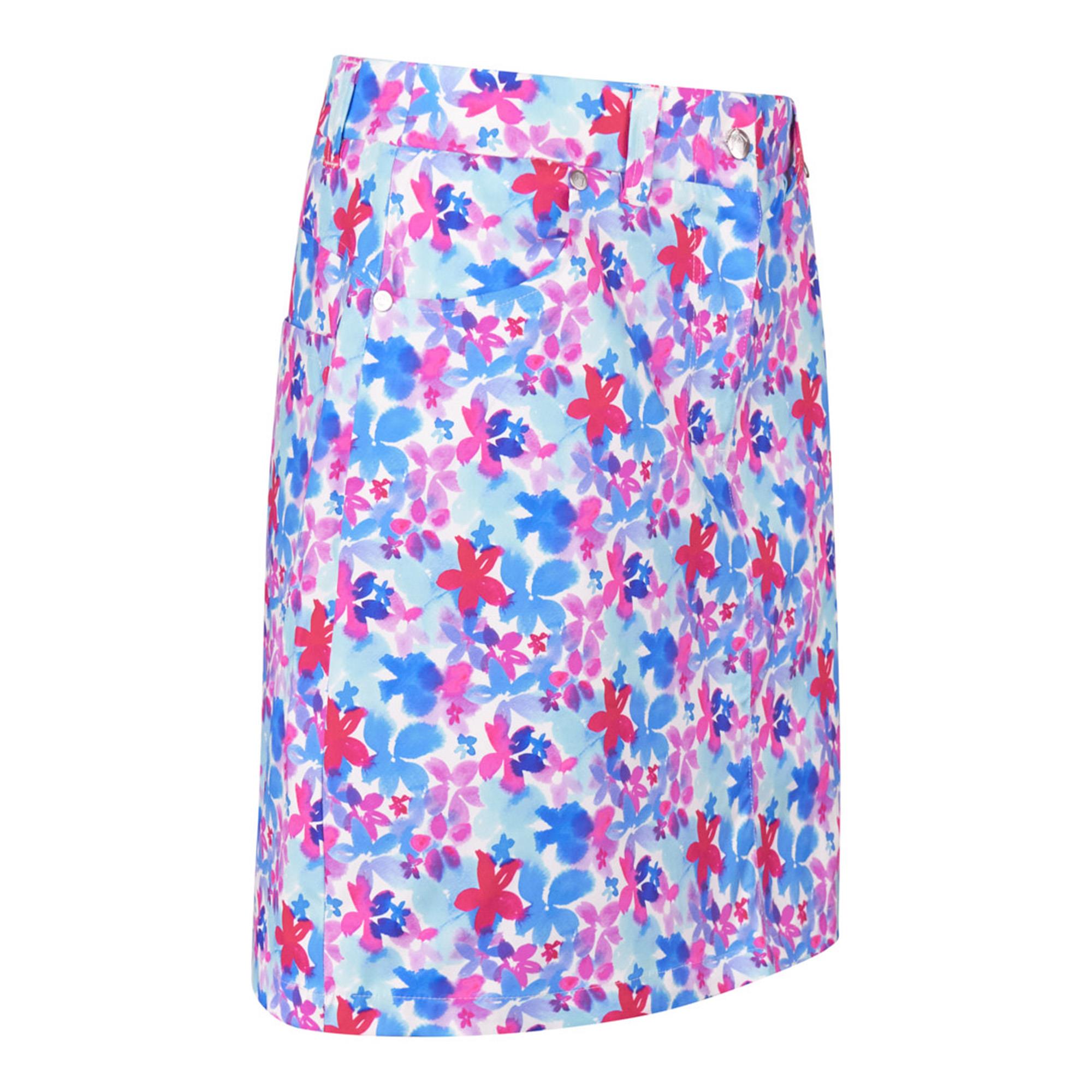 Pure Golf Clarity Ladies Golf Skort Watercolour Daydream 50CM